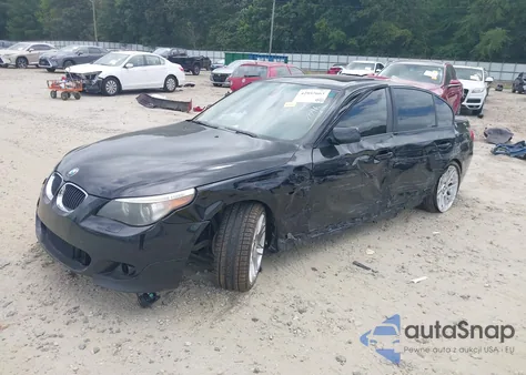 2007 BMW 530I z USA, uszkodzony, nr VIN WBANE73537CM47046